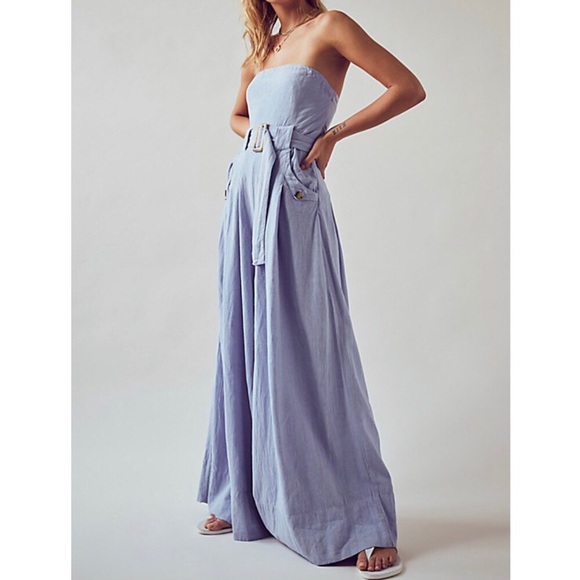 Free People Pants - NWOT Free People Lucia Wide Leg Jumpsuit